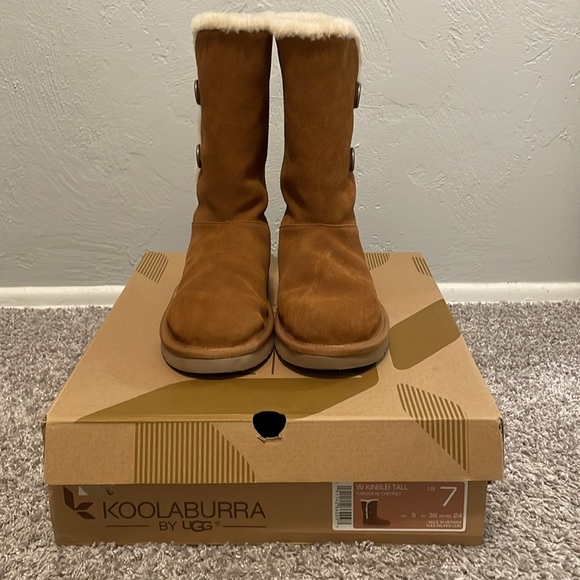 Ugg Koolaburra Boots - Kinslei Tall - Chestnut - Womens 7 (US) - Picture 4 of 8